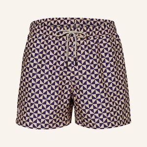 OAS Company Puzzle elasticated-waist swim shorts